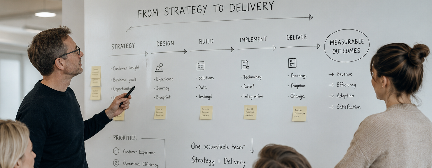 OneNine team in a strategy workshop